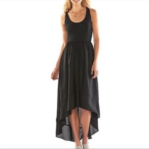 LC Lauren Conrad Hi-Lo Black Dress